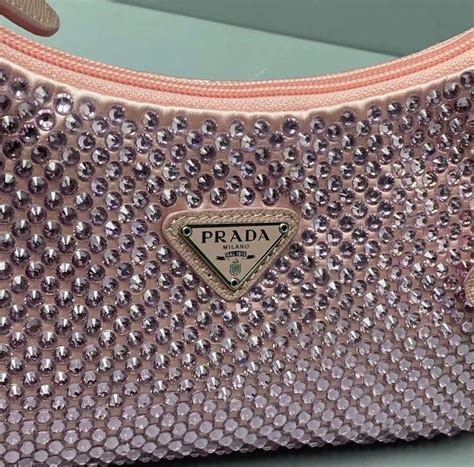 sparkling prada bag|Prada swarovski bag.